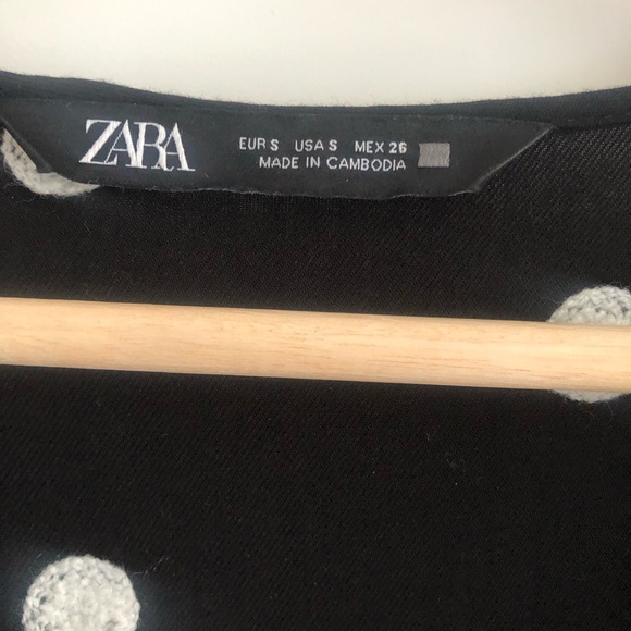 Zara Polka dot knit dress - Picture 4 of 4